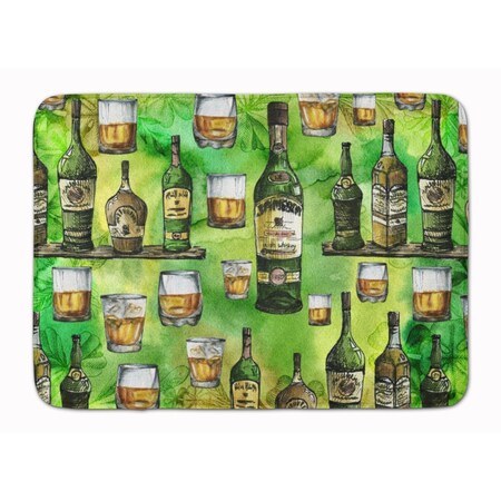 Carolines Treasures Irish Whiskey Machine Washable Memory Foam Mat BB5757RUG